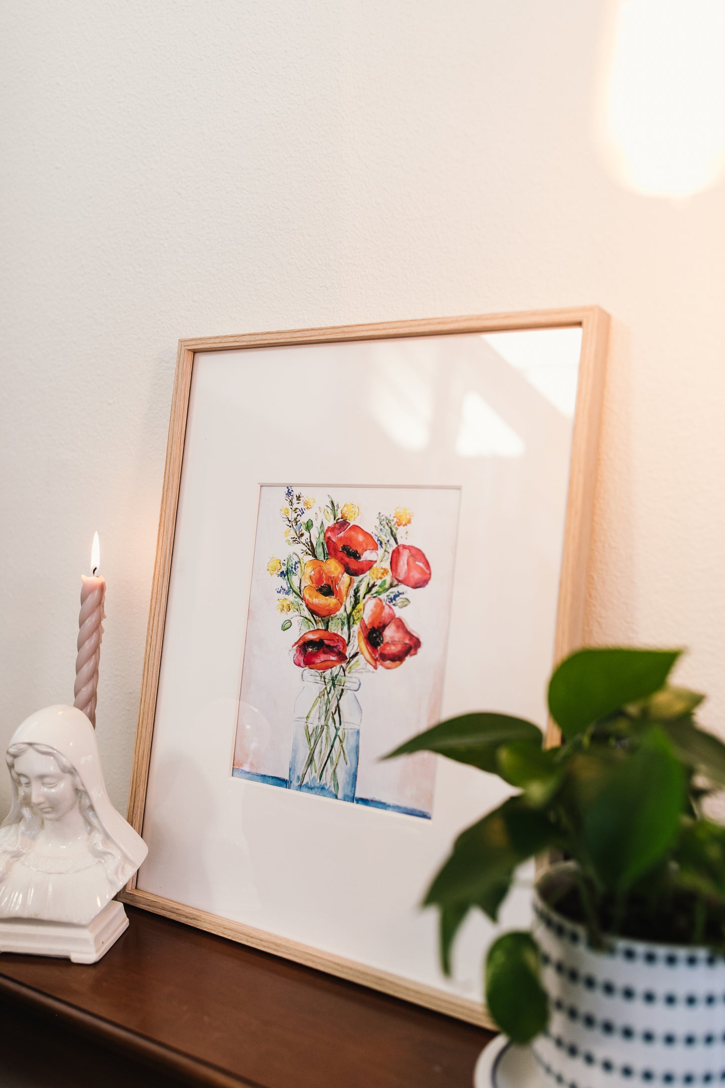 Poppies Floral Art Print