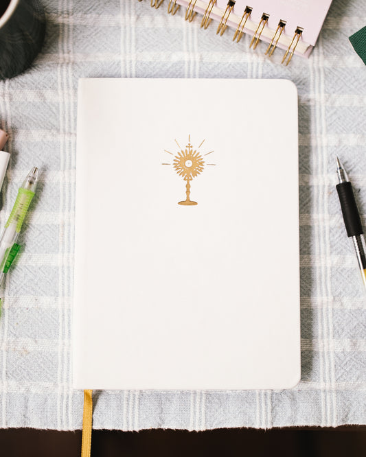 Rejoice Notebook - Gold Eucharist Design