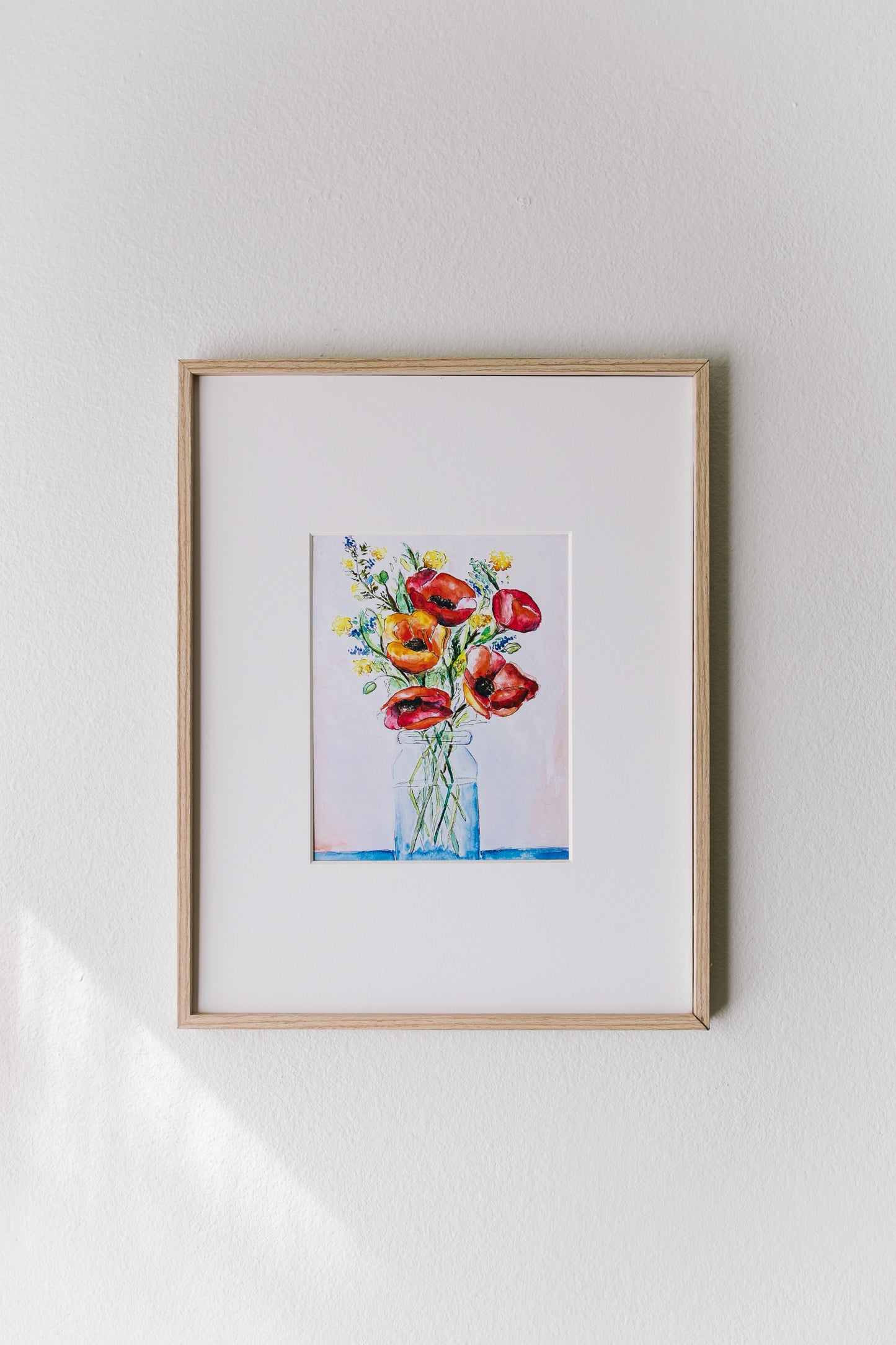 Poppies Floral Art Print