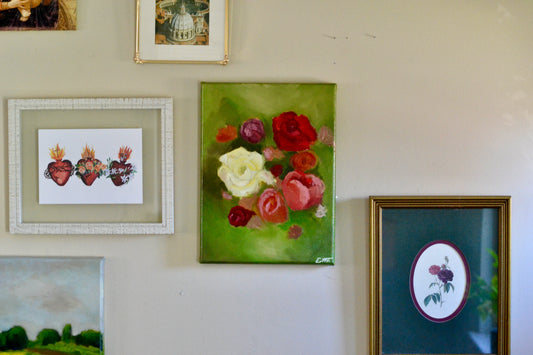 Spring Floral Oil Painting