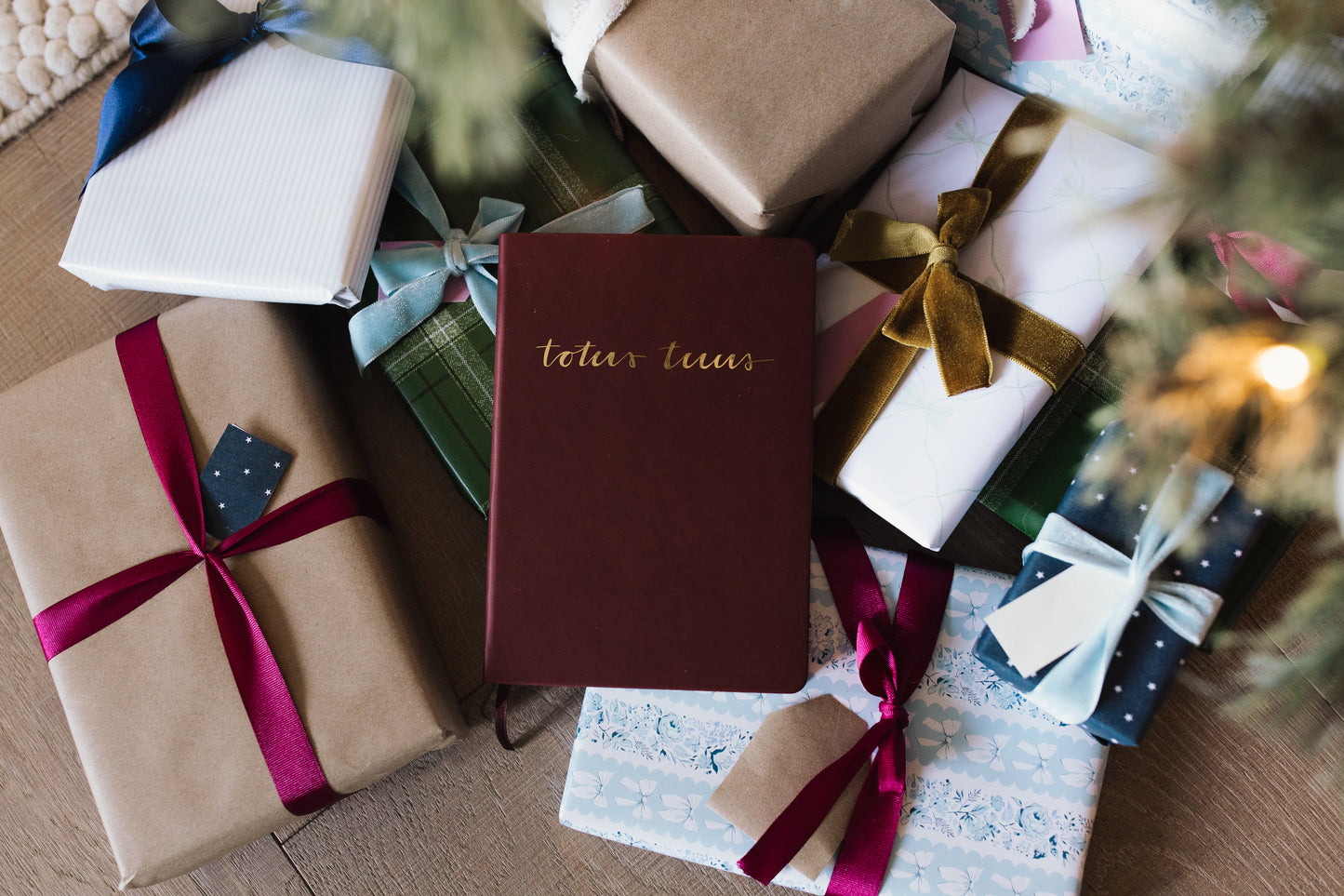 Totally Yours Notebook - Faux Leather with Gold Detailing