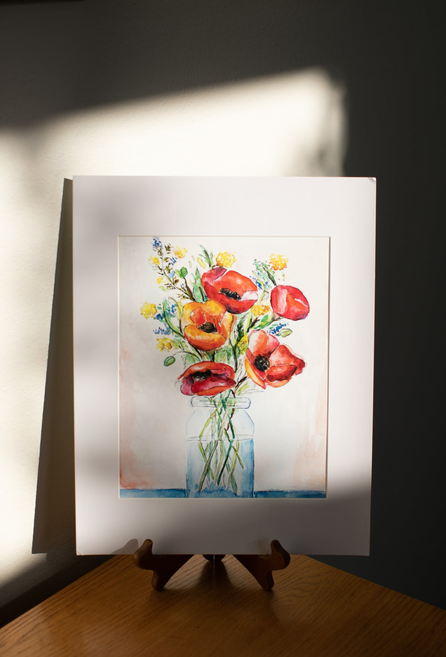 Poppies Floral Art Print