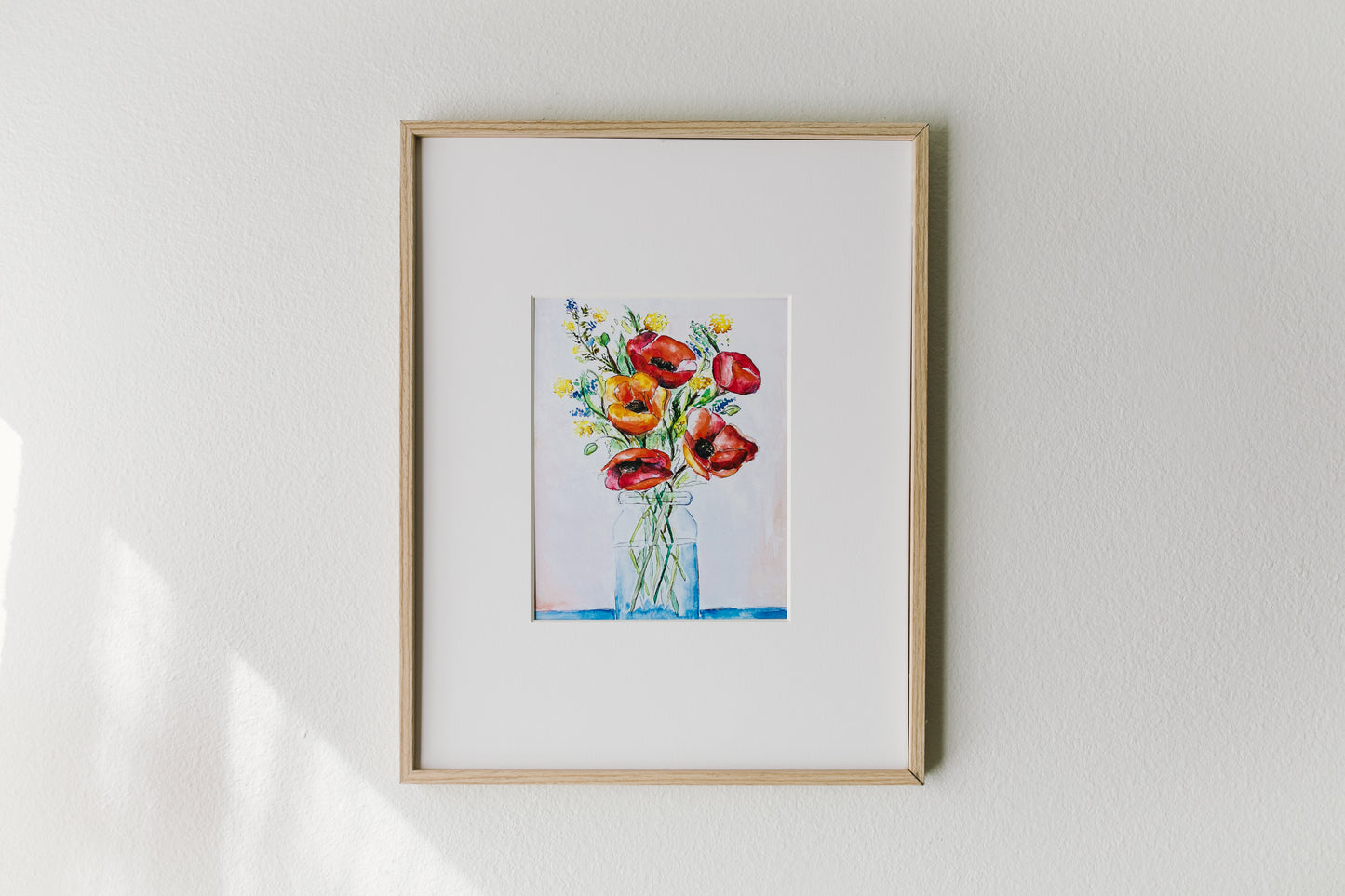 Poppies Floral Art Print